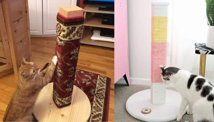 como fazer arranhador para gatos de poste